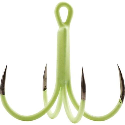 1PCS Luminous road ya fishing hook with sea fishing plate four anchor hook new four grappling hook