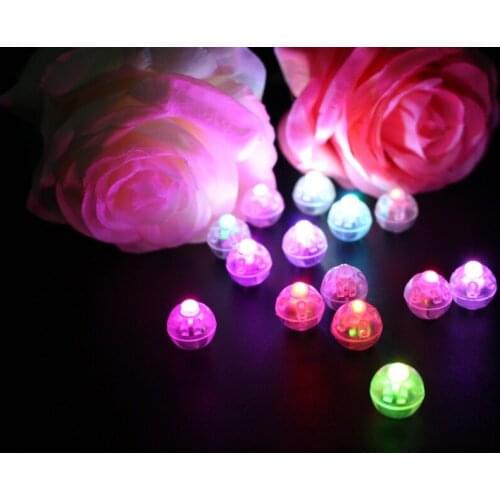 100 Pcs White Led Balloon Lights Mini Round Ball Lamps for Wishing Bottle Lantern Christmas Wedding Party Home Decoration
