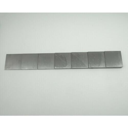 7 step ultrasonic test block/calibration block / 1018 steel test block with certificate and suitcase 1, 1.5, 2, 4, 6, 8, 10 mm