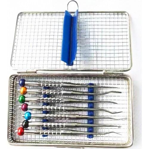 7pcs Tooth Extracting Forceps Set Tooth Elevator Dental Extraction Root Minimally Invasive Tooth Extracting Forceps Lever