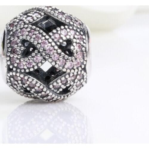 Authentic 925sterling Silver Beads New Creative Unlimited Pink Fashion Beads Fit Original Pandora Bracelet For Women Diy Jewelry