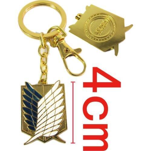 Shingeki no Kyojin Attack on Titan Model Toy Keychains Allen Survey Legion logo 2 colors