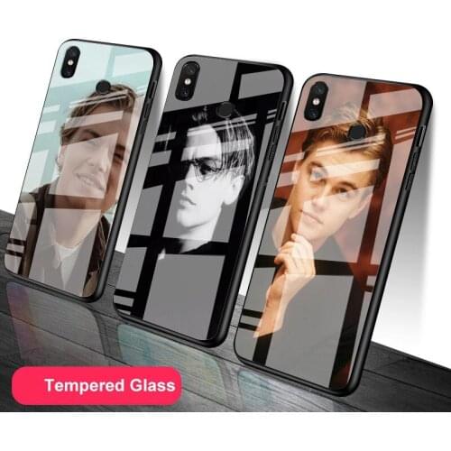 Leonardo DiCaprio Tempered Glass Phone Case For Redmi Note 5 6 7 8 9 Pro Note8T Note9S Redmi8 9 Cover Shell