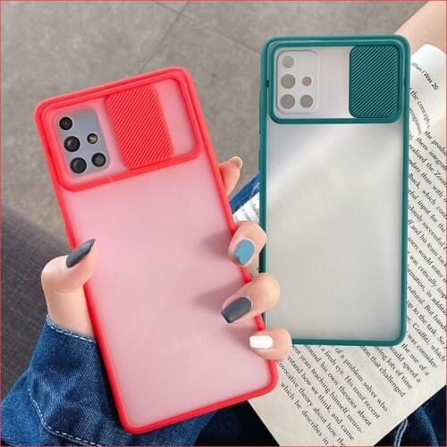 Camera Lens Protection Phone Case on For Samsung galaxy A51 A50 A71 A70 S20 A30 A31 A10 M11 Matte Color Candy Back Cover Case