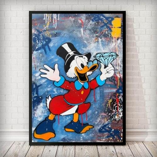 Graffiti Funny Donald Duck 5D DIY Diamond Painting Disney Diamond Mosaic Embroidery Full Drill Home Decor Cross Stitch Kits Art