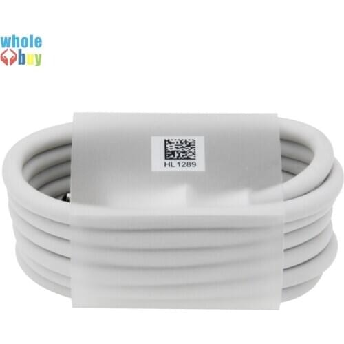 300pcs/lot USB C Charger Cable 1m White Super Type C Charging Data Sync Cable for Huawei P10 Mate10 Samsung GALAXY S8 Wholesale