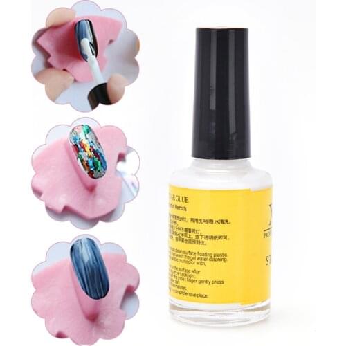 Adhesives White Nail Glue For Galaxy Star Foil Stickers Nail Art 1Pc 16ml Transfer Decoration Nails Tips Glue