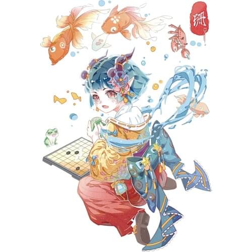 Lovely Summer Lotus Goldfish PET Washi Tapes Bullet Journal Masking Tape Adhesive Tape DIY Scrapbooking Washi Stickers