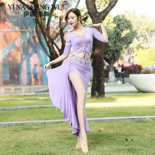 Belly Dance Beginner Costume Set Performance Oriental Dance Belly Dance Dancing Professional Practice Wear Oriental Dance Suits