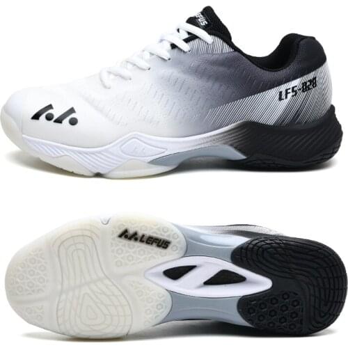 New Professional Badminton Shoes Men Women Big Size 36-46 Luxury Badminton Sneakers for Couples Anti Slip Tennis Sneakers