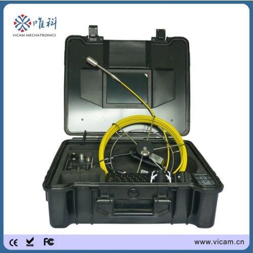 Hot New Push rod Plumbing Pipeline Inspection Camera with Self-Leveling images V8-1288DK