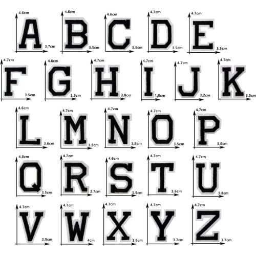 Fashion style letter patch hot melt adhesive applique embroidery patches stripes DIY Badges clothing accessories patch 1pcs sell