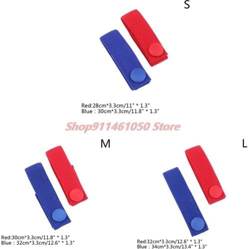 New 2Pcs/set Medical Hemodialysis Tourniquet Nursing-specific Dialysis Plus Flexible Venous Hemostatic Buckle Strap