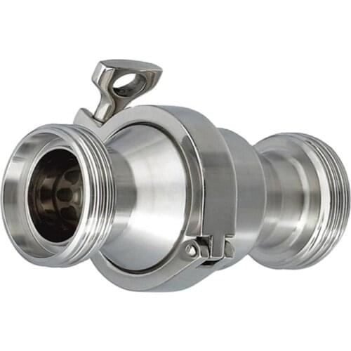 Stainless Steel Food Grade Check Valve With Threaded Fittings