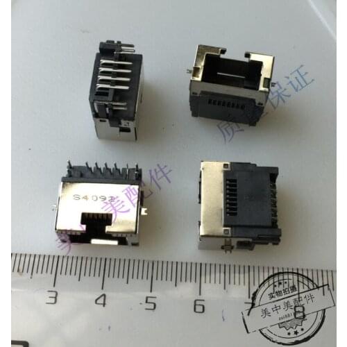 Original brand new notebook network interface RJ45 13P network cable interface with light main board network card interface