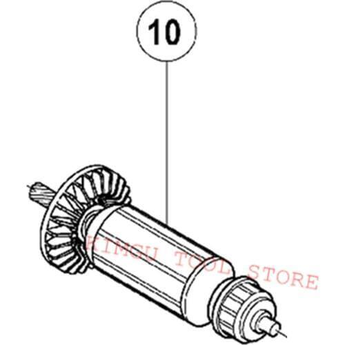 Genuine ARMATURE 220V-230V for Hitachi 360528E D10YB Electric Drill