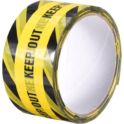 Uxcell Caution Warning Tape KEEP OUT Marking, 82 Ft x 2 Inch(LxW), for Workplace Wet Floor Caution Yellow Black