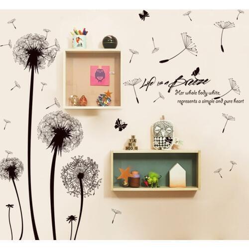 Quchekit Black Wall Stickers