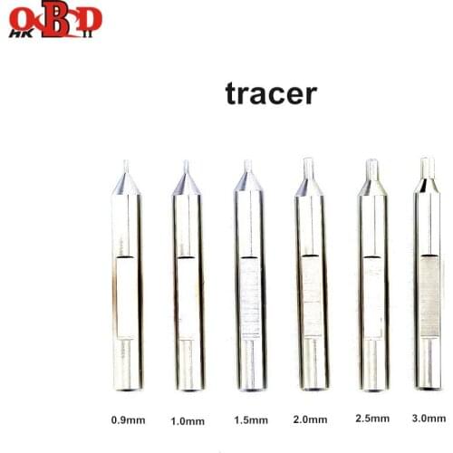 Raise HSS Tracer Point Key Cutting Copy Making Machine Guide Pin 0.8 0.9 1.0 1.2 1.5 2.0 2.5 3.0mm Carbide End Milling Cutter