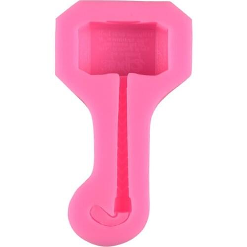 Thor Hammer Shaped Silicone Fondant Cake Decorating Mold Chocolate Molds Baking Tools Kitchen Accessories