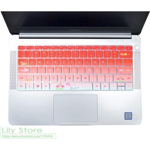 Silicone For Huawei Honor Magicbook Magic Book 14'' 2018 2019 only Notebook 14 Inch Laptop Keyboard Cover Protector Skin