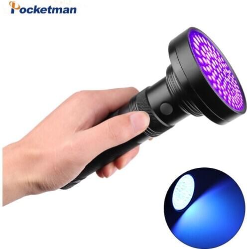 UV Flashlight Black light UV Lights 100 395nm torch LED Pet Urine Detector For Dog/Cat Urine Portable Light