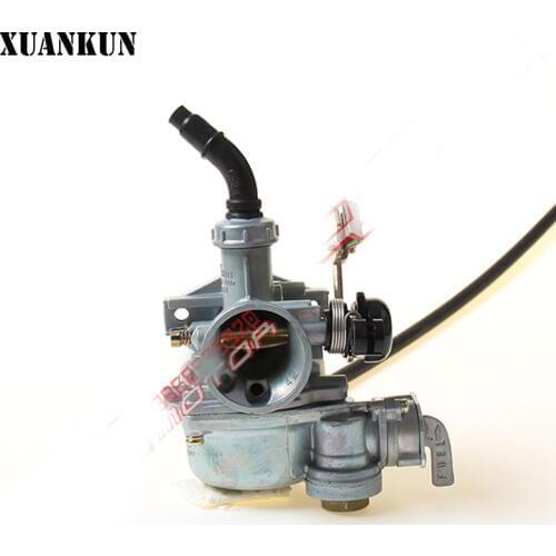 XUANKUN PZ19 Pull The Throttle With Oil Switch Carburetor DY100 110 Curved Beam Motorcycles Carburetor