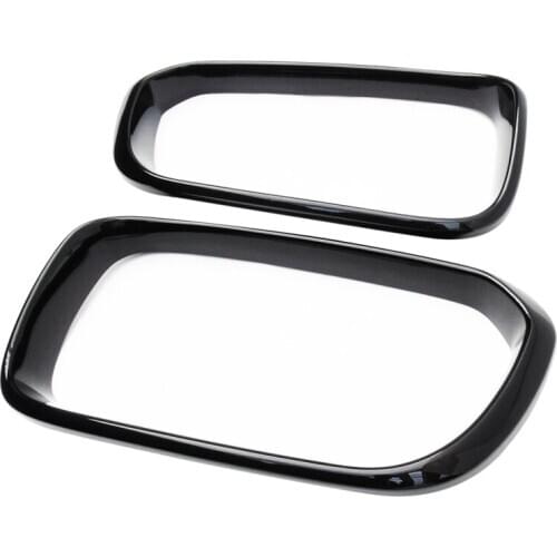 Bright black in the net frame decoration in the grid grille modified parts for 2015-2018 BMW 1 series F20 F21
