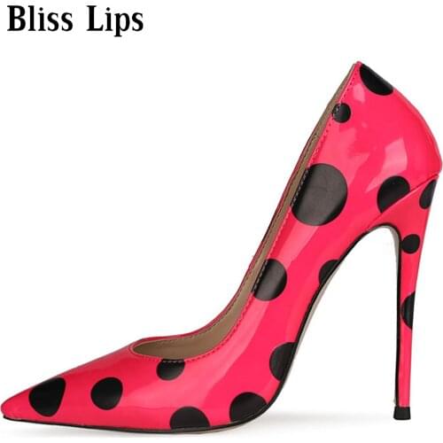 Ladies Mules Luxury Classic Pumps Sexy Platform Clear Women High Heels 12cm Red Bottom Wedding Party Dress Shoes Large Size34-46
