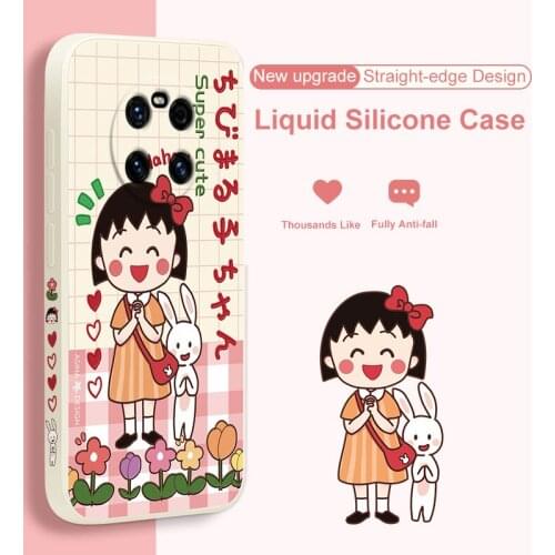 ASINA Liquid Silicone Case For Huawei Mate 40 30 20 Pro Straight Edge Cute Cover Bumper For Huawei Honor 20 30 8x 9x Couple Capa