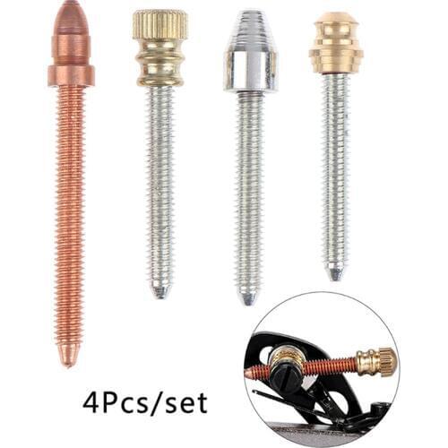 4 pcs/set Tattoo Machine Metal Contact Screws Front Binding Post Parts Accessories Permanent Make Up Tattoo Machine Supplies
