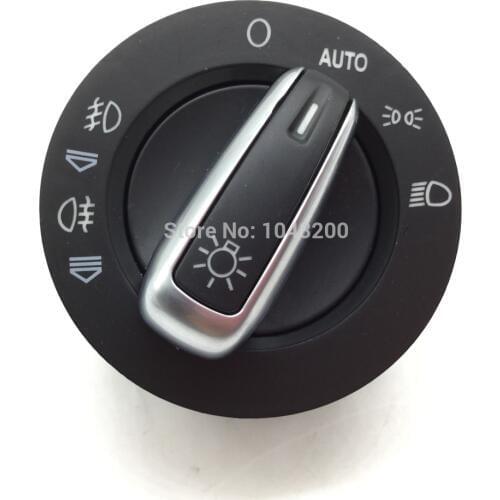 4F1941531E Chrome Auto Headlight Fog Light Switch Control 4FD941531A For AUDI A6 S6 C6 Allroad Q7 RS6 4F1 941 531E 4FD941531A