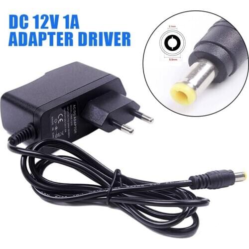 Power Supply DC 12V 1A Power Adapter for LED Strips Notebook Volt Power Supply Adapter Tools Accessories