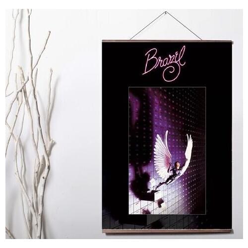 BRAZIL TEXTLESS MOVIE Art Canvas print poster painting with solid wood