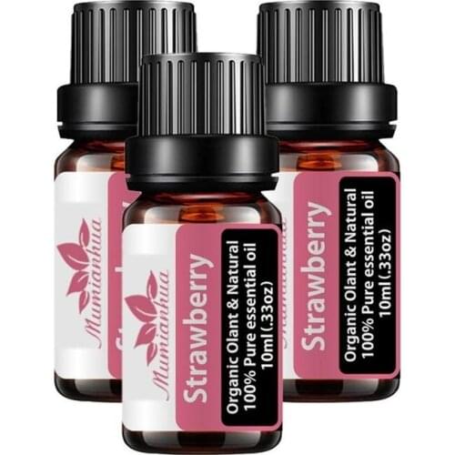 Strawberry Essential Oils For Aromatherapy Diffusers Massage Fragrances Oil Aroma Oils Fresh Mango Essential Oils