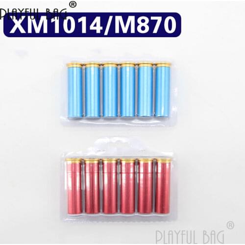 PB Playful bag XM1014/M870 refitting bullet model Soft bullet toy gun decorative bullet Upgrade material DIY toy equipment QE55S