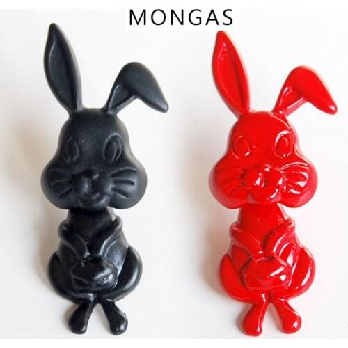 IVYYE Colorful Rabbit 3D Fashion Anime Cartoon Earring Cute Animal Stud Earrings For Women Girls Kids Jewelry XMAS New Gift