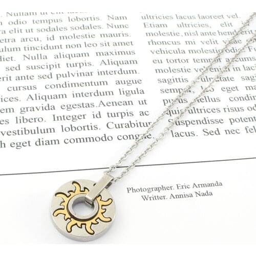 Round Girl Pendant Fashion Stainless Steel Jewelry Pendant For Gift Free Shipping Joyas Store PRYZA014