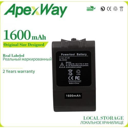 21.6V Li-ion Battery for V6 DC61 DC62 DC72 DC58 DC59 DC72 DC74 SV09 SV07 SV03 SV04 SV06 965874-02