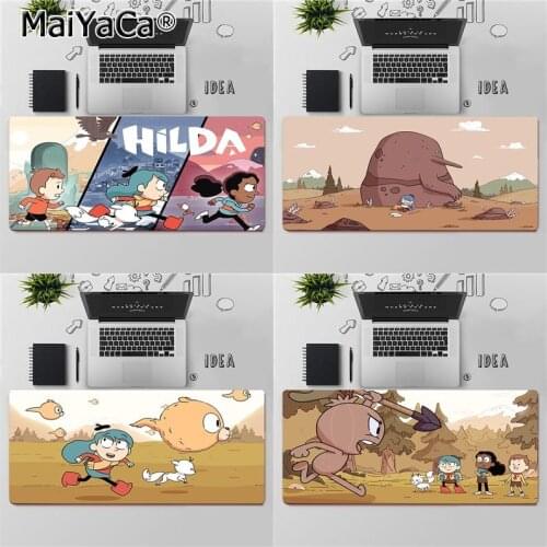MaiYaCa High Quality Cartoon Hilda Large Mouse pad PC Computer mat Free Shipping Large Mouse Pad Keyboards Mat