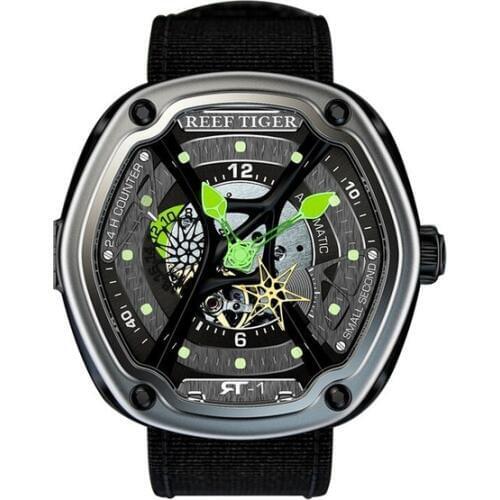 Reef Tiger Aurora Serier RGA90S7 Men Casual Fashion Concept Automatic Mechanical Wrist Watch