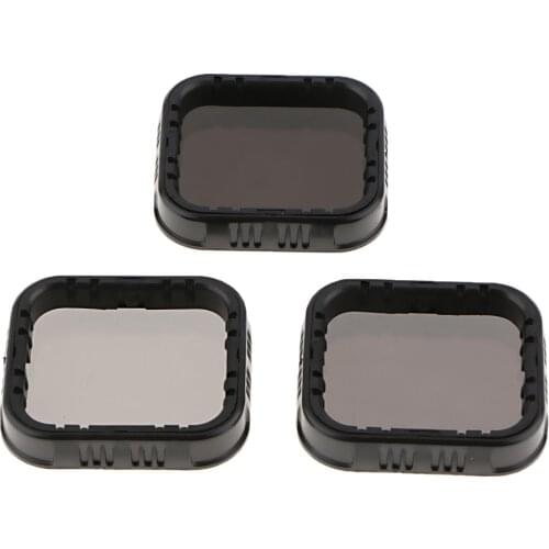ND Filter Set for GoPro Hero 7 6 5 Camera Lens Repair Part Dustproof Protection ND4 ND8 ND16 3 In 1