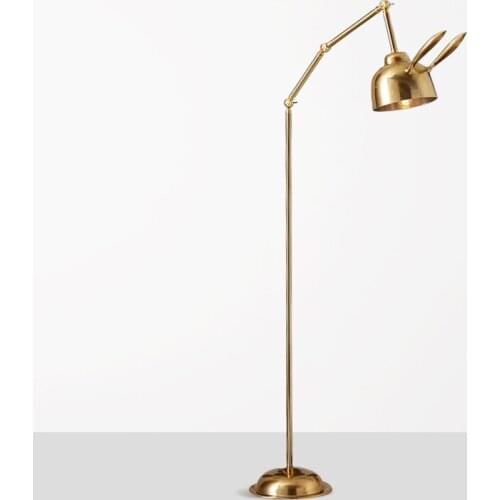 Nordic Floor Lamps For Living Room Decoration Gold Rabbit Led Floor lights Bedroom Study Decor Standing Lamp Bedside Table Lamps