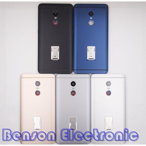 BaanSam New Battery Back Cover SIM Card Tray For Xiaomi Redmi Note 4 Housing Case With Power Volume Buttons