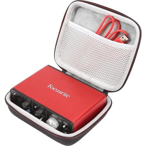 2019 New EVA Hard Travel Protective Case for Focusrite Scarlett Solo (2nd gen) 2 input 2 output USB audio interface sound card