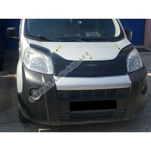 For Citroen NEMO 2008-2021 Front Bug Shield Hood Deflector Guard Bonnet Protector Car Auto Accessory Car-Styling Accessories