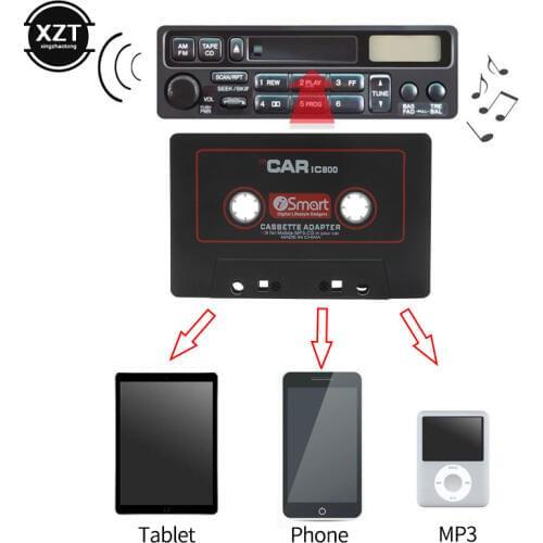 Car Cassette Tape Adapter Cassette Mp3 Player Converter For iPod For iPhone MP3 AUX Cable CD Player 3.5mm Jack Plug