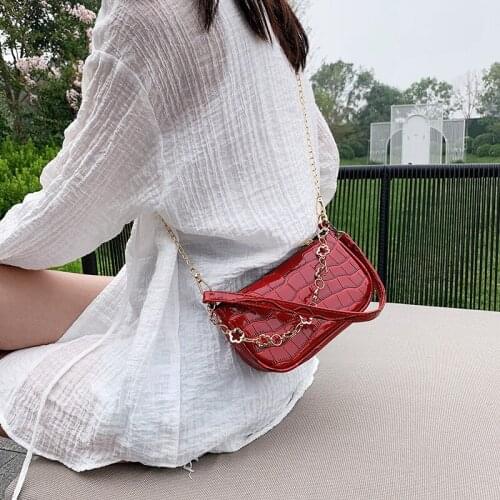 Portable small bag female 2021 fashion popular shoulder underarm bag chain bag crossbody bags for women make up bags