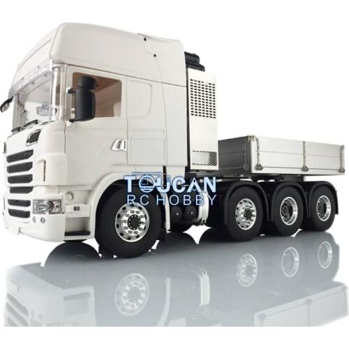 LESU 1/14 Metal 8*8 SCA Chassis Hopper Hercules R730 Cab 802C Tractor Truck