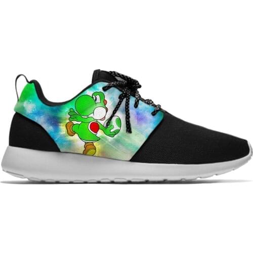 Super Smash Bros Farting Yoshi Cute Funny Fashion Kids Sport Running Shoes Casual Breathable Printed Sneakers Boys Children Girl